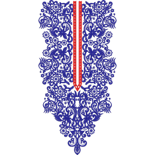 Neck Gala Embroidery Design