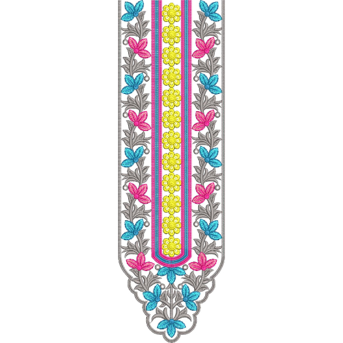 Neck Kurta Embroidery Design