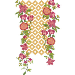 Neckline Embroidery Design