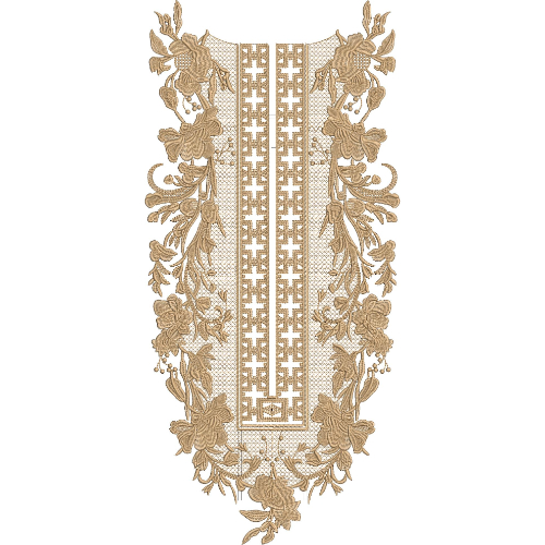 Beautiful Neck Embroidery Design