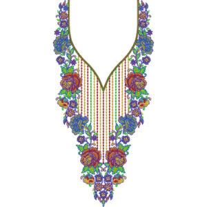Neck Gala Embroidery Design
