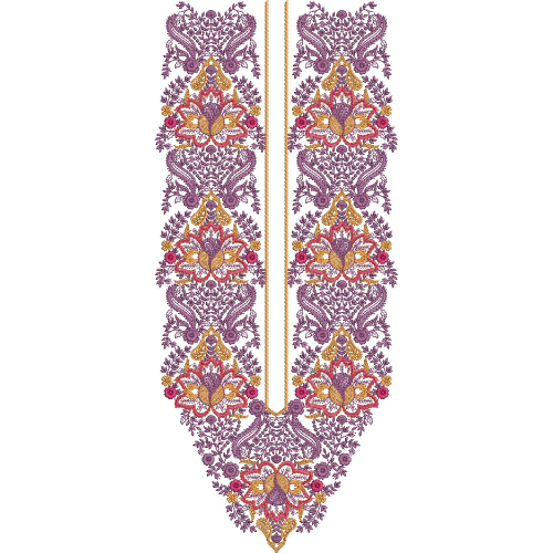 Neck Gala Embroidery Design