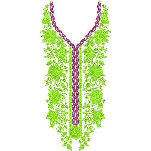 Neck Gala Embroidery Design