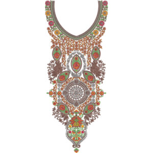 Beautiful Neck Embroidery Design
