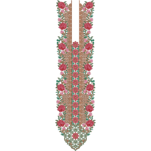 Beautiful Neck Embroidery Design