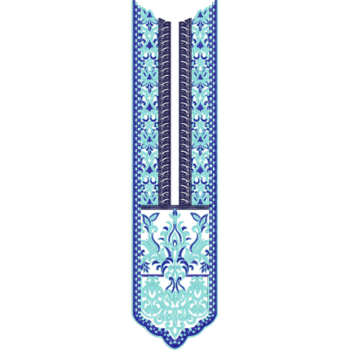 Neck Flower Embroidery Design