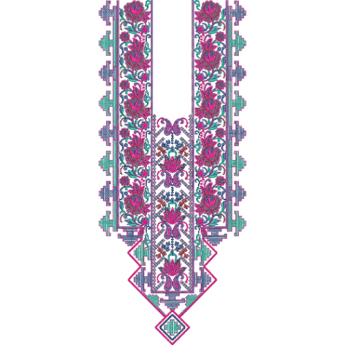 Neck Kurta Embroidery Design