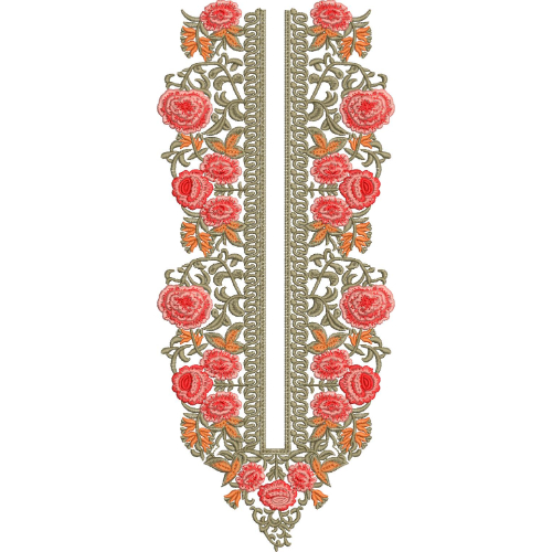 Beautiful Neck Embroidery Design
