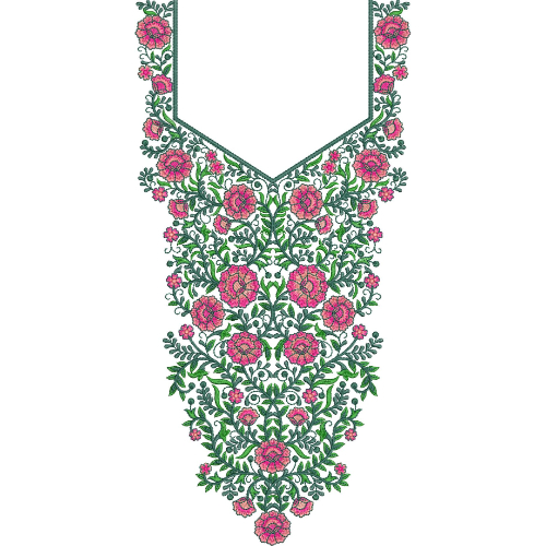 Neck Gala Embroidery Design