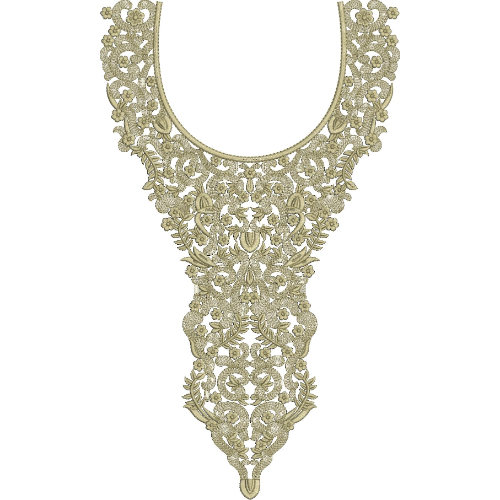 Neck Kurta Embroidery Design
