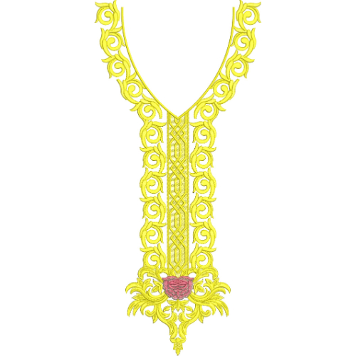Simple Neck Embroidery Design