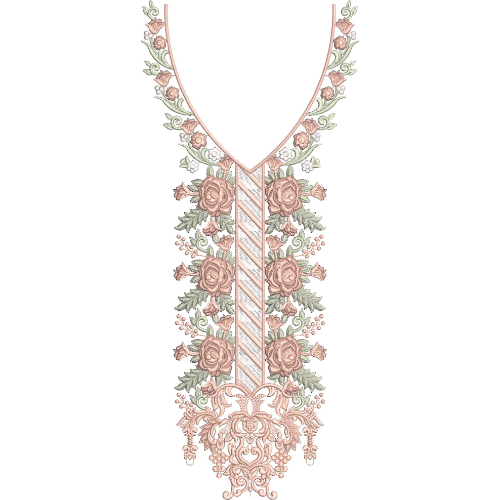Neck Gala Embroidery Design