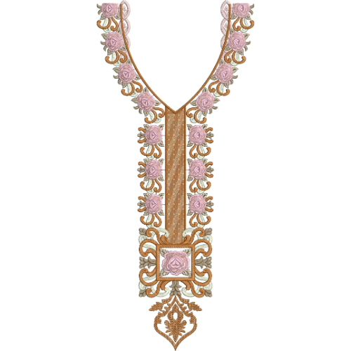 Neck Gala Embroidery Design