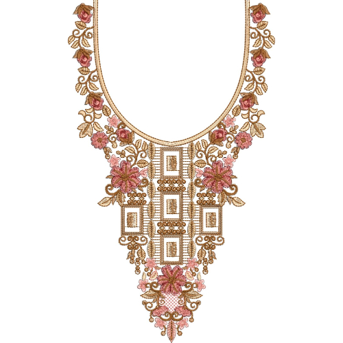 Neck Kurta Embroidery Design