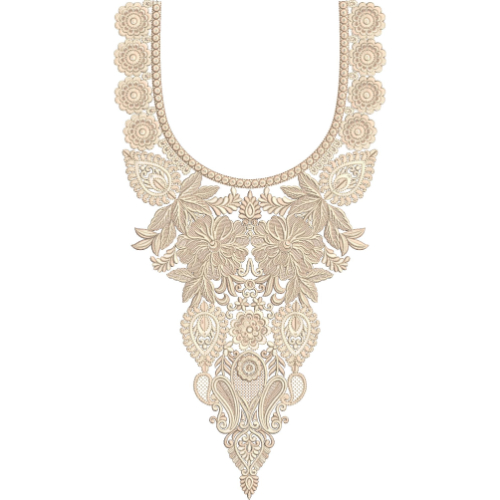 Beautiful Neck Embroidery Design