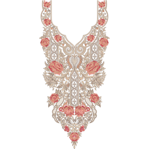 Neck Gala Embroidery Design