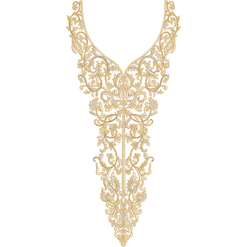 Neck Gala Embroidery Design