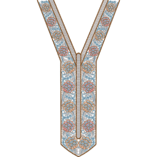 Beautiful Neck Embroidery Design