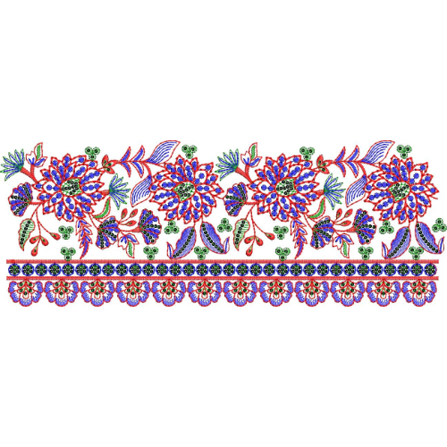 Lace Flower Embroidery Design
