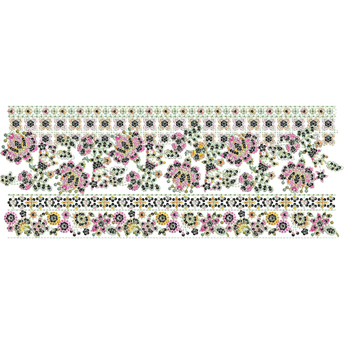 Lace Kurta Embroidery Design
