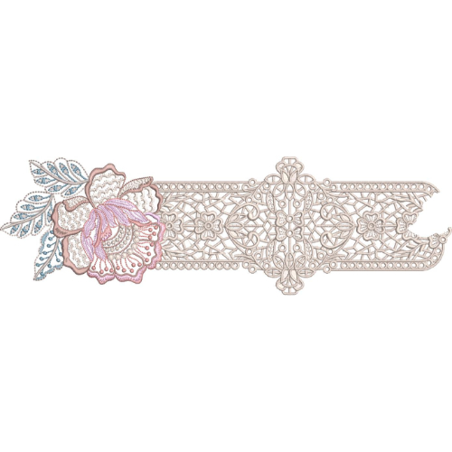 Floral Lace Embroidery Design