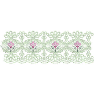 Unique Lace Embroidery Design