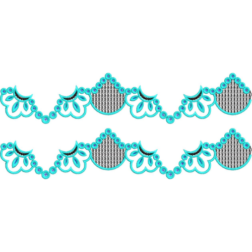 Simple Lace Embroidery Design