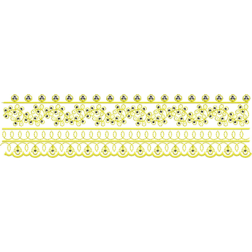 Unique Lace Embroidery Design