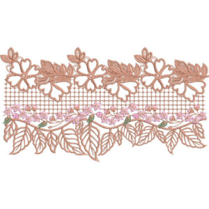 Simple Lace Embroidery Design
