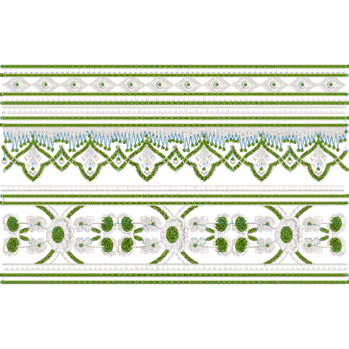 Simple Lace Embroidery Design