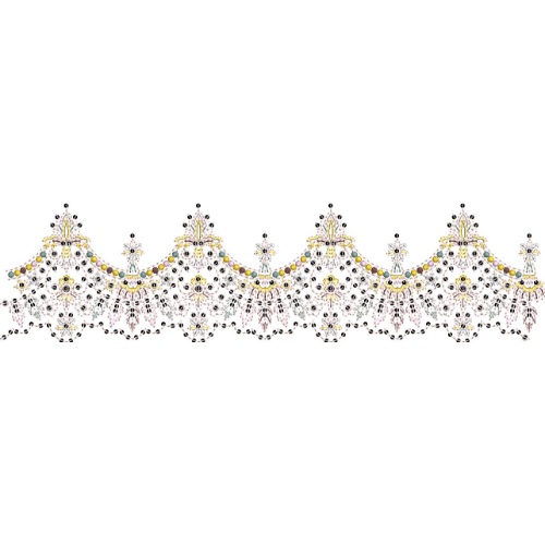 Unique Lace Embroidery Design