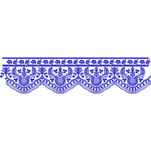Lace Flower Embroidery Design