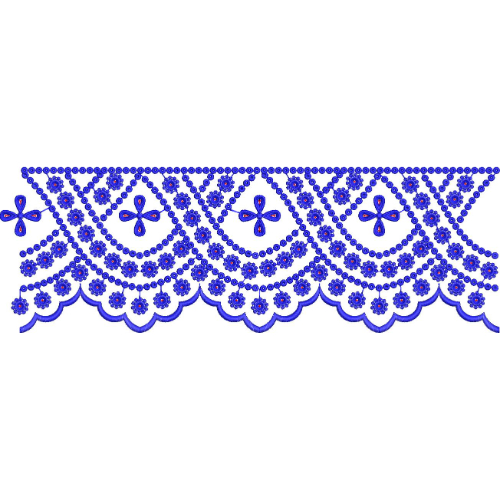 Simple Lace Embroidery Design
