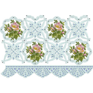Lace Embroidery Design