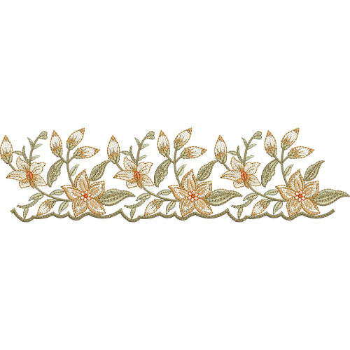 Delicate Lace Embroidery Design