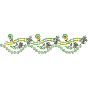 Lace Flower Embroidery Design