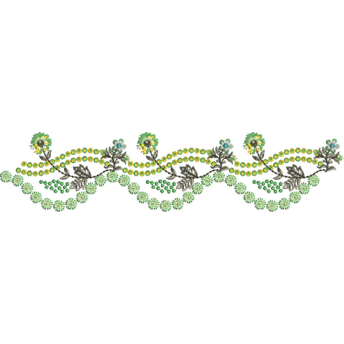 Lace Flower Embroidery Design