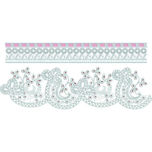 Floral Lace Embroidery Design