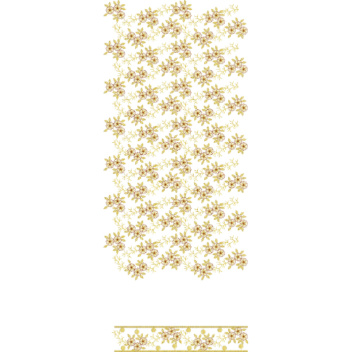 Delicate Mini Floral All-Over Jaal Embroidery Design