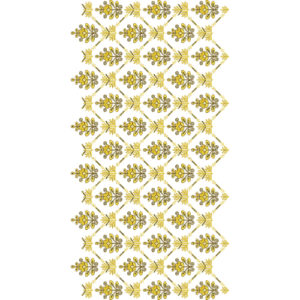 Geometric Floral Diamond All-Over Jaal Embroidery Design