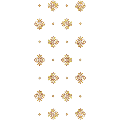 Geometric Star Motif All-Over Jaal Embroidery Design