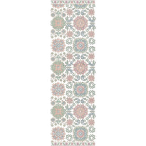 Intricate Multicolor Floral Medallion All-Over Jaal Embroidery Design