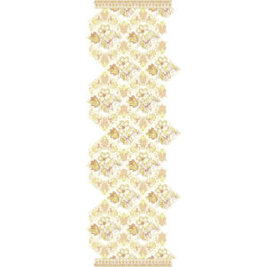 Dense Floral Diamond All-Over Jaal Embroidery Design