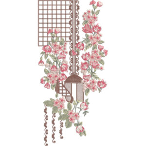 Elegant Floral Lattice Neckline Embroidery Design for Women Kurti