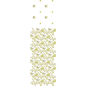 Delicate Micro Floral Vine All-Over Jaal Embroidery Design