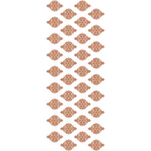 Elegant Sherwani Embroidery Panel with Ornamental Floral Diamond Motifs