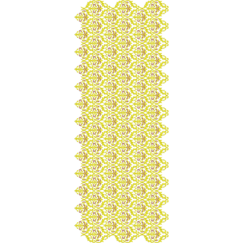 Luxury Sherwani Embroidery Panel with Dense Ornamental Floral Vine Pattern