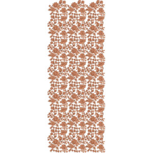 Elegant Sherwani Embroidery Panel with Dense Floral Allover Pattern