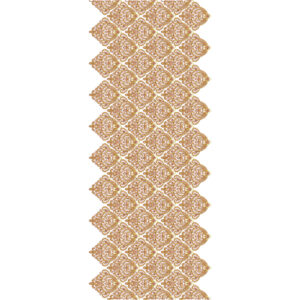 Royal Sherwani Embroidery Panel with Dense Ornamental Diamond Vine Pattern