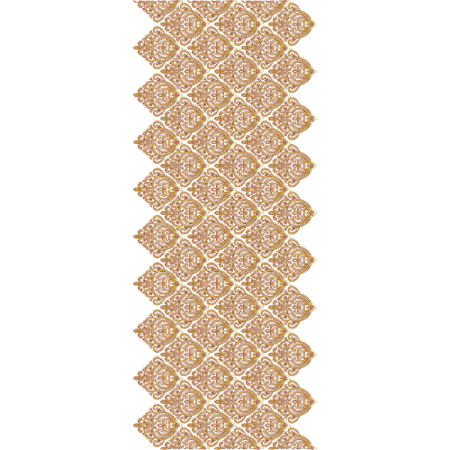 Royal Sherwani Embroidery Panel with Dense Ornamental Diamond Vine Pattern